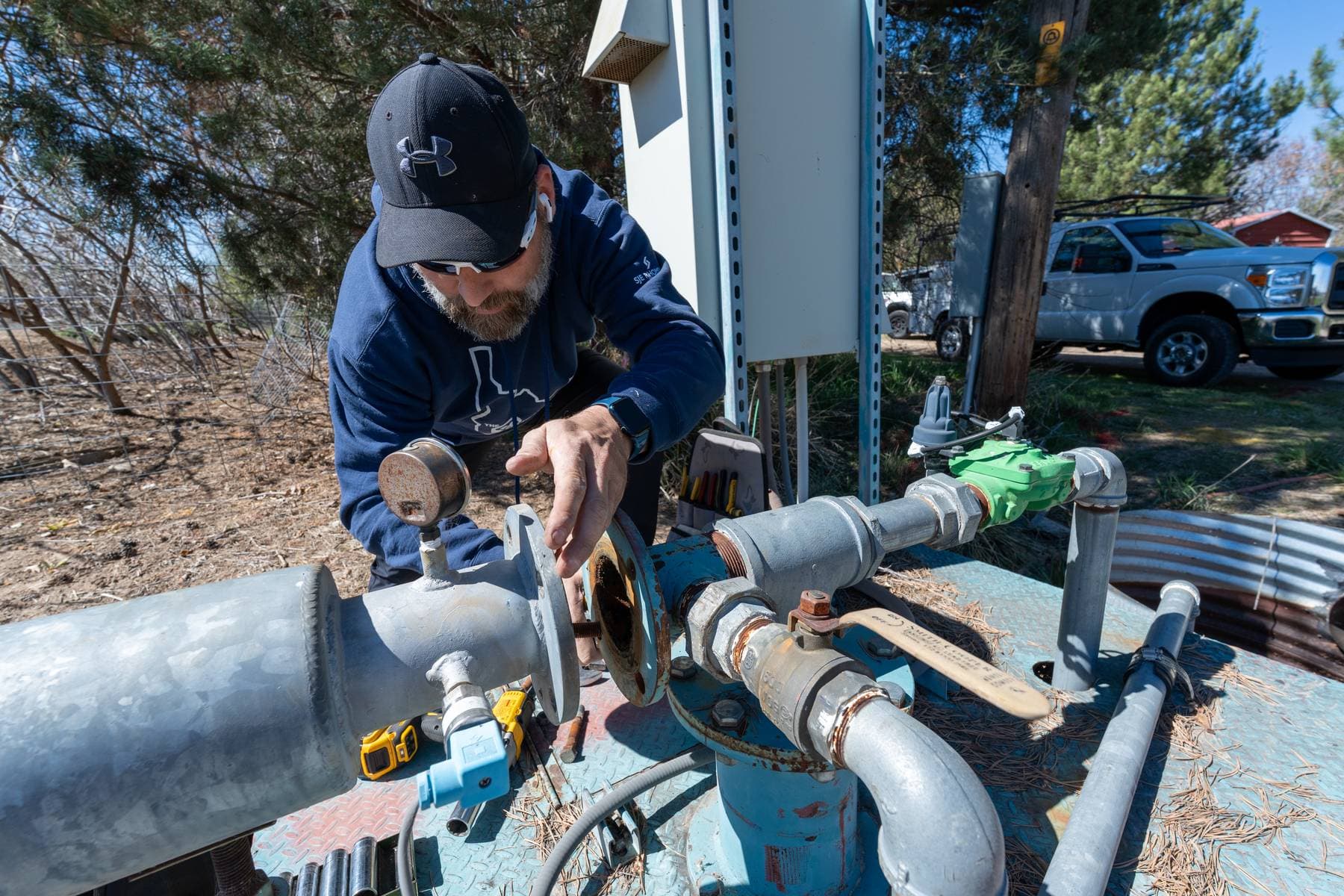 Winterizing a pump