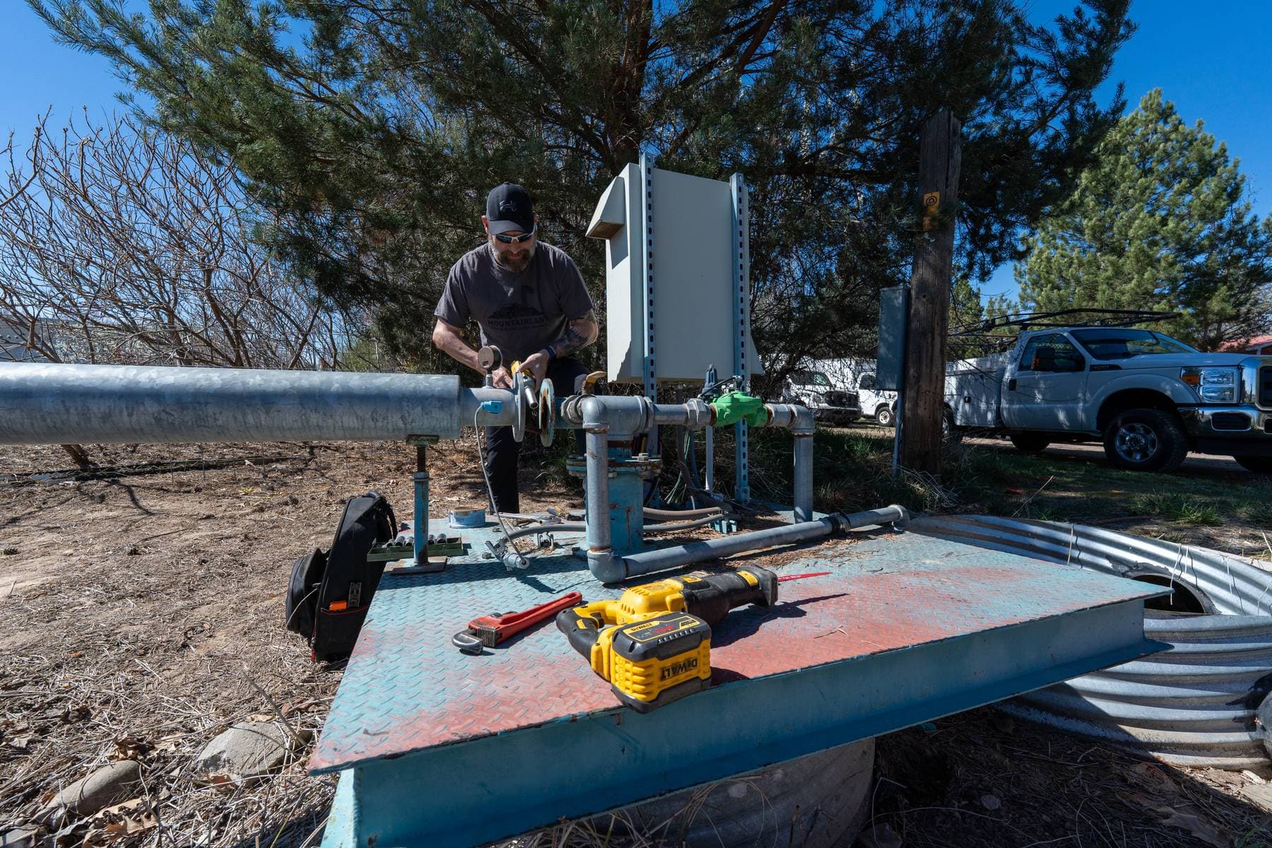 Woking on a pump